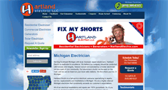 Desktop Screenshot of hartlandelectric.com